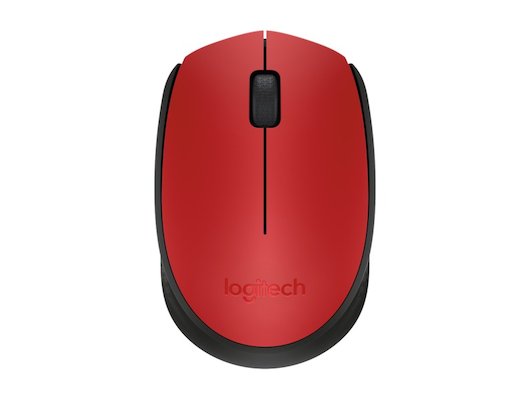 Мышь беспроводная Logitech M171 Red-Black